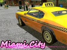 Chauffeur de taxi de Miami 3D