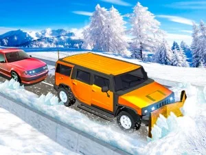 Simulateur de jeep de chasse-neige